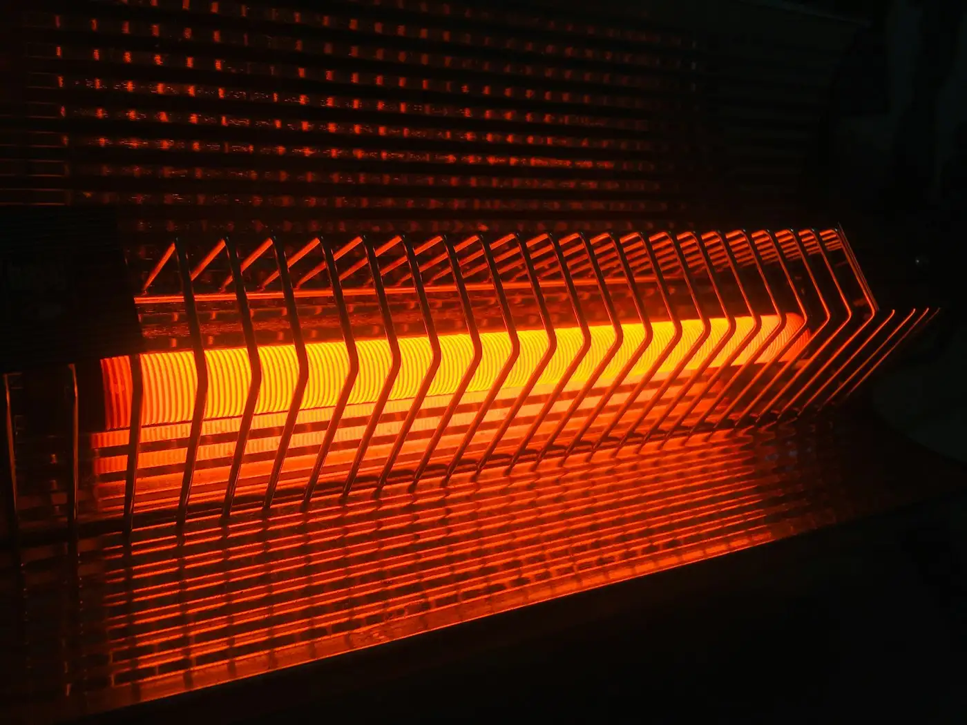 Turned on heater